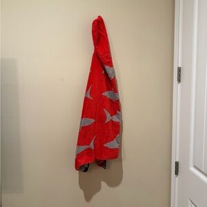 Red Hooded Shark Towel